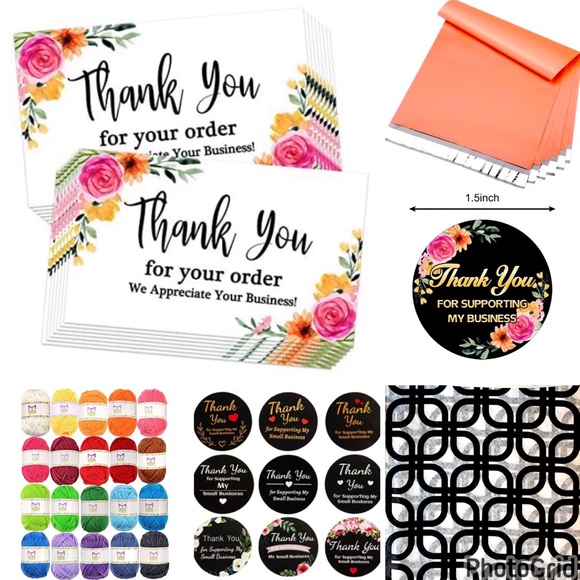 It's a Wrap! Other - NEW Poshmark Packages "Thank you!" Gift Wrapping Shipping Supplies Set ~ 175 PCs